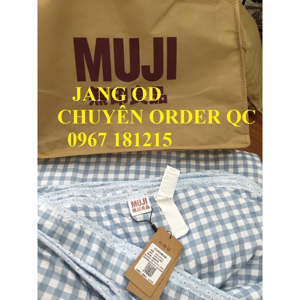 [LINK TRẢ ORDER] Chăn điều hòa Muji (kèm ảnh thật)