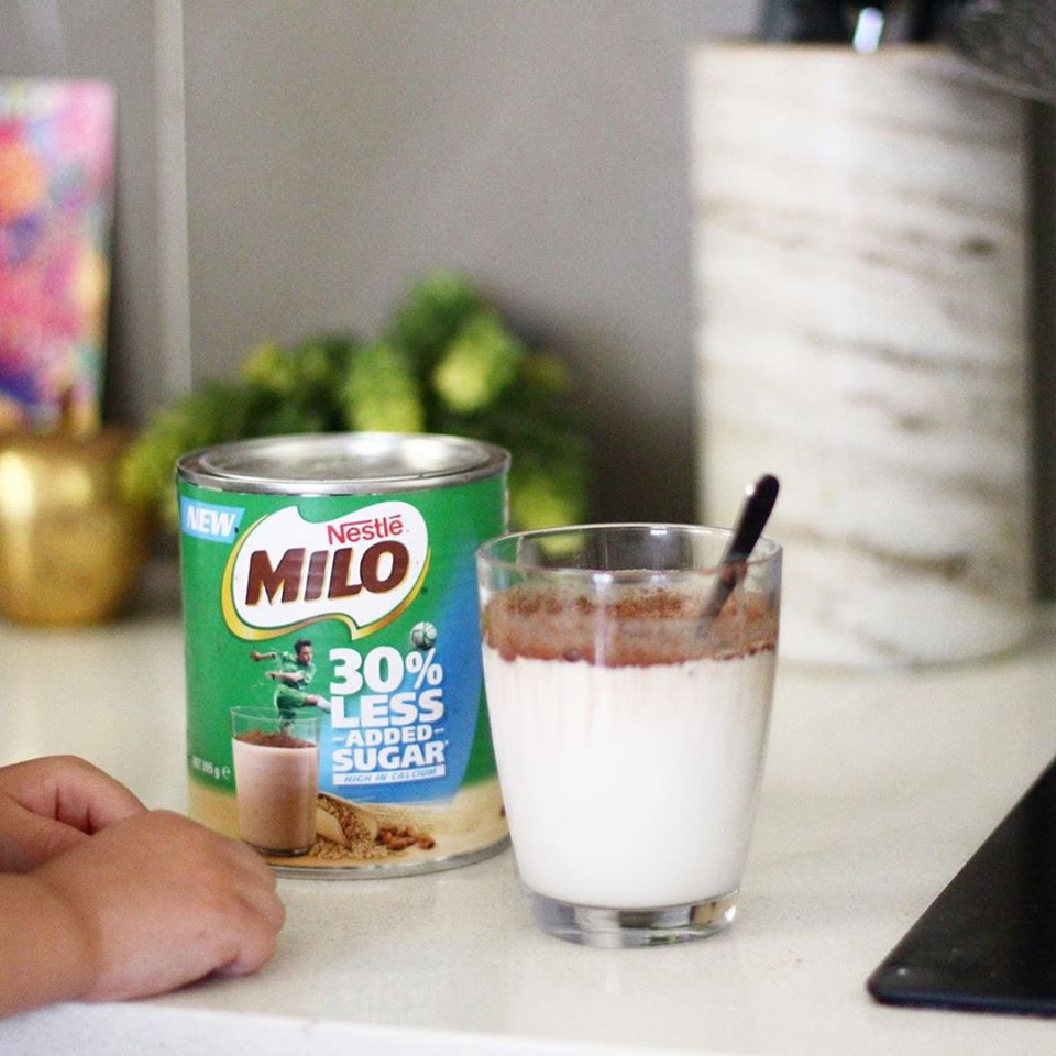 Sữa Nestle Milo 30% Less Added Sugar 395g - lượng đường giảm 30% của Úc