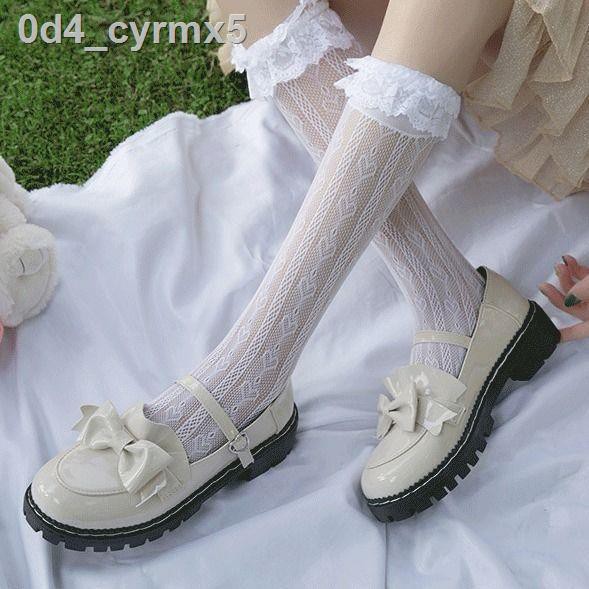 Vớ ren bắp chân Nhật Bản Lolita Tình yêu anime hai chiều jk đống tất nữ