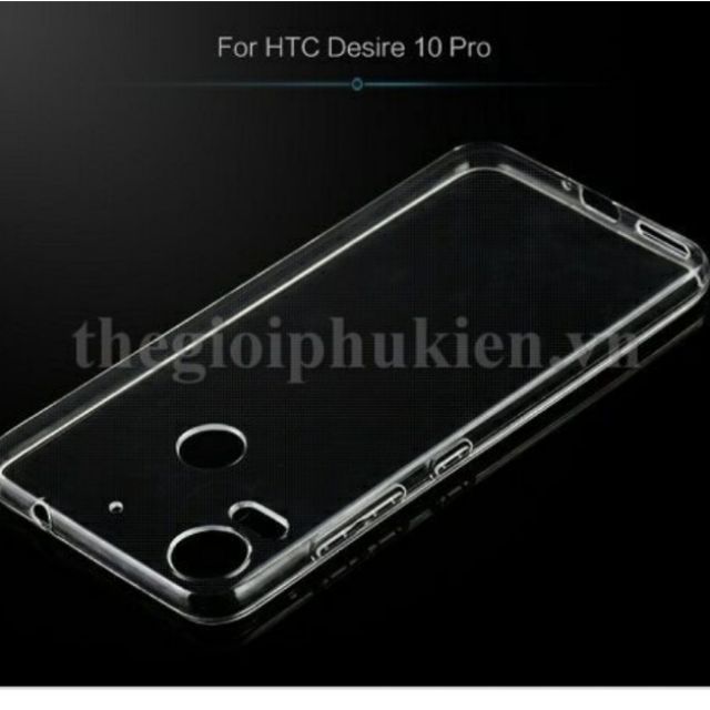 Ốp lưng dẻo cho htc desire 10 pro silicon trong suốt (loại tốt)