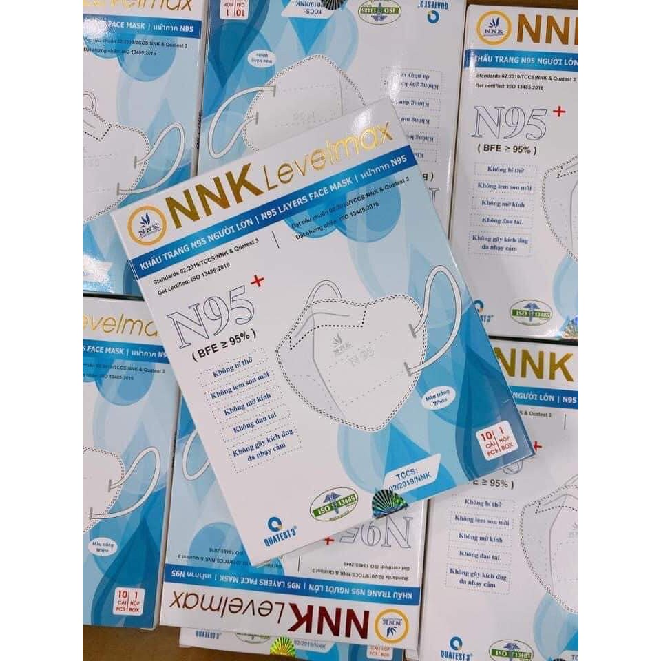 Khẩu trang cao cấp N95 NNK - Hộp 10 chiếc - Hàng chính hãng