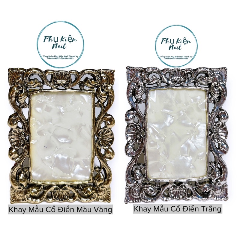 Khay mẫu nail chụp ảnh, khung trưng mẫu nail [Thanh Vy Nail]