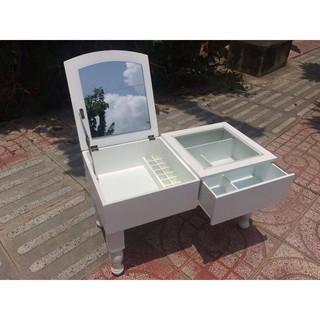 BÀN TRANG ĐIỂM MINI BẰNG GỖ CAO CẤP
