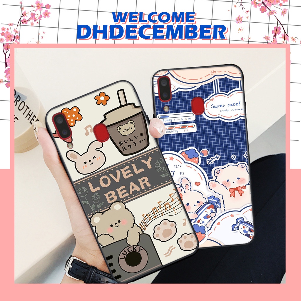 Ốp lưng Samsung  A20 / M20 / A30 in hình nice ,good luck happy ốp xinh viền dẻo đẹp chất