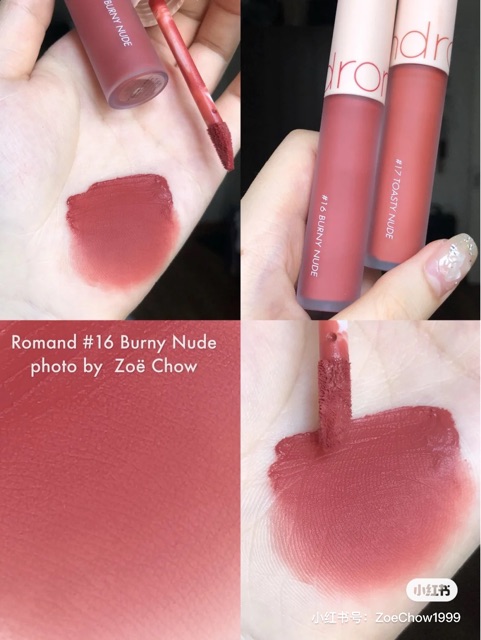 [Màu 22-25]SON KEM ROMAND ZERO VELVET TINT FALL WINTER | BigBuy360 - bigbuy360.vn