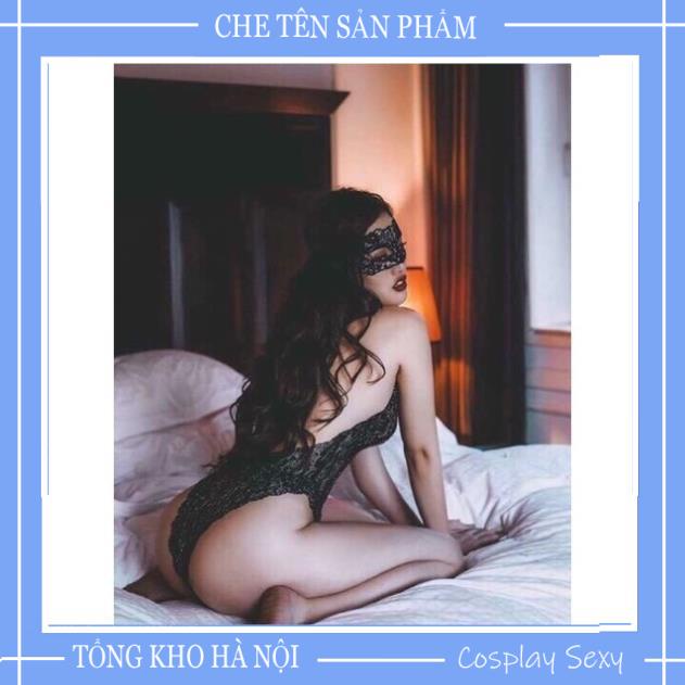 Bộ ngủ bodysuit ren hoa hở lưng gợi cảm - BDS700 | BigBuy360 - bigbuy360.vn