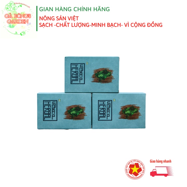 Xà Bông Sinh Dược Cao Thảo Dược 100gr Sạch Da Kháng Khuẩn Thư Giãn