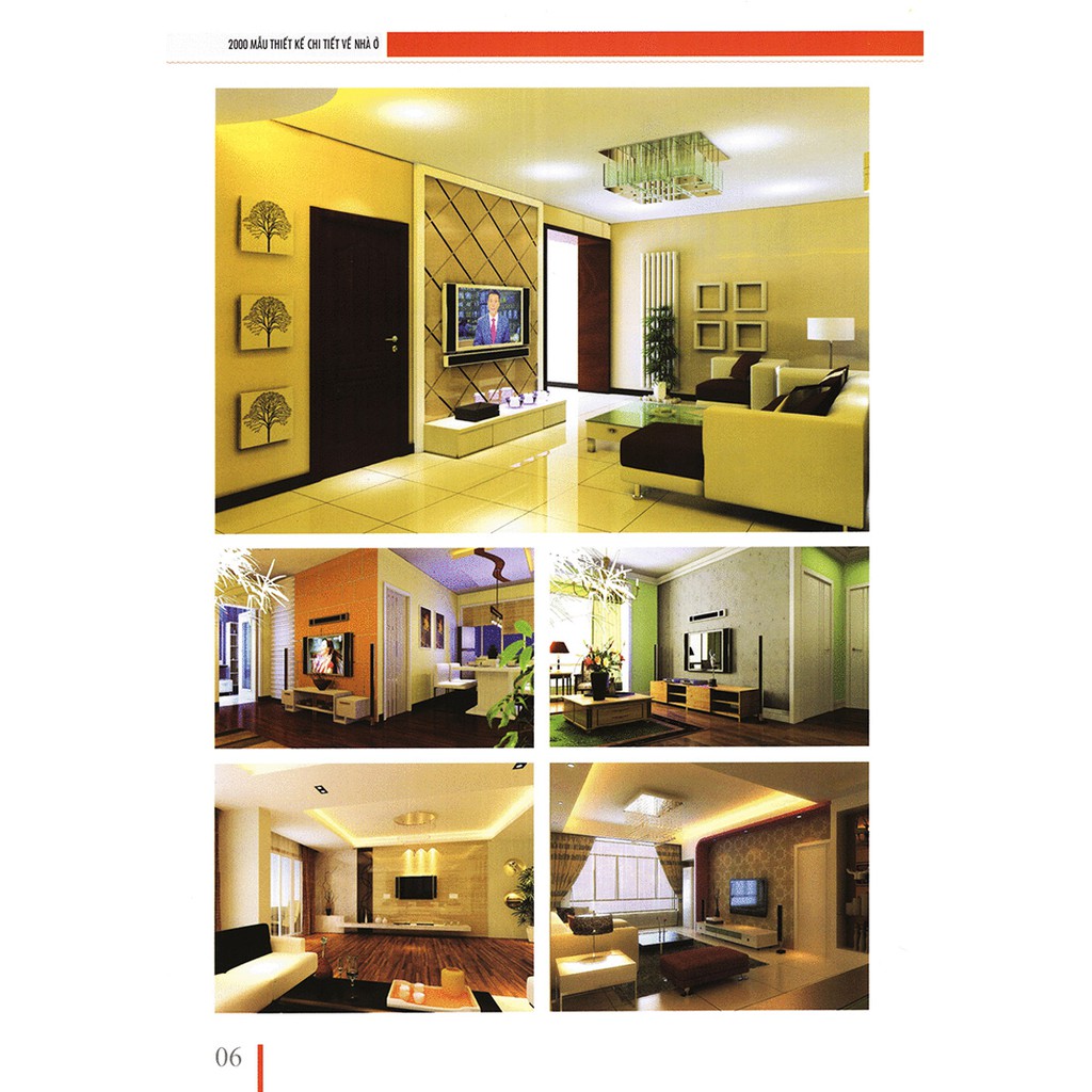 Sách - Thiết kế chi tiết nhà ở theo phong thủy - Quyển màu đỏ - Nền tường | BigBuy360 - bigbuy360.vn