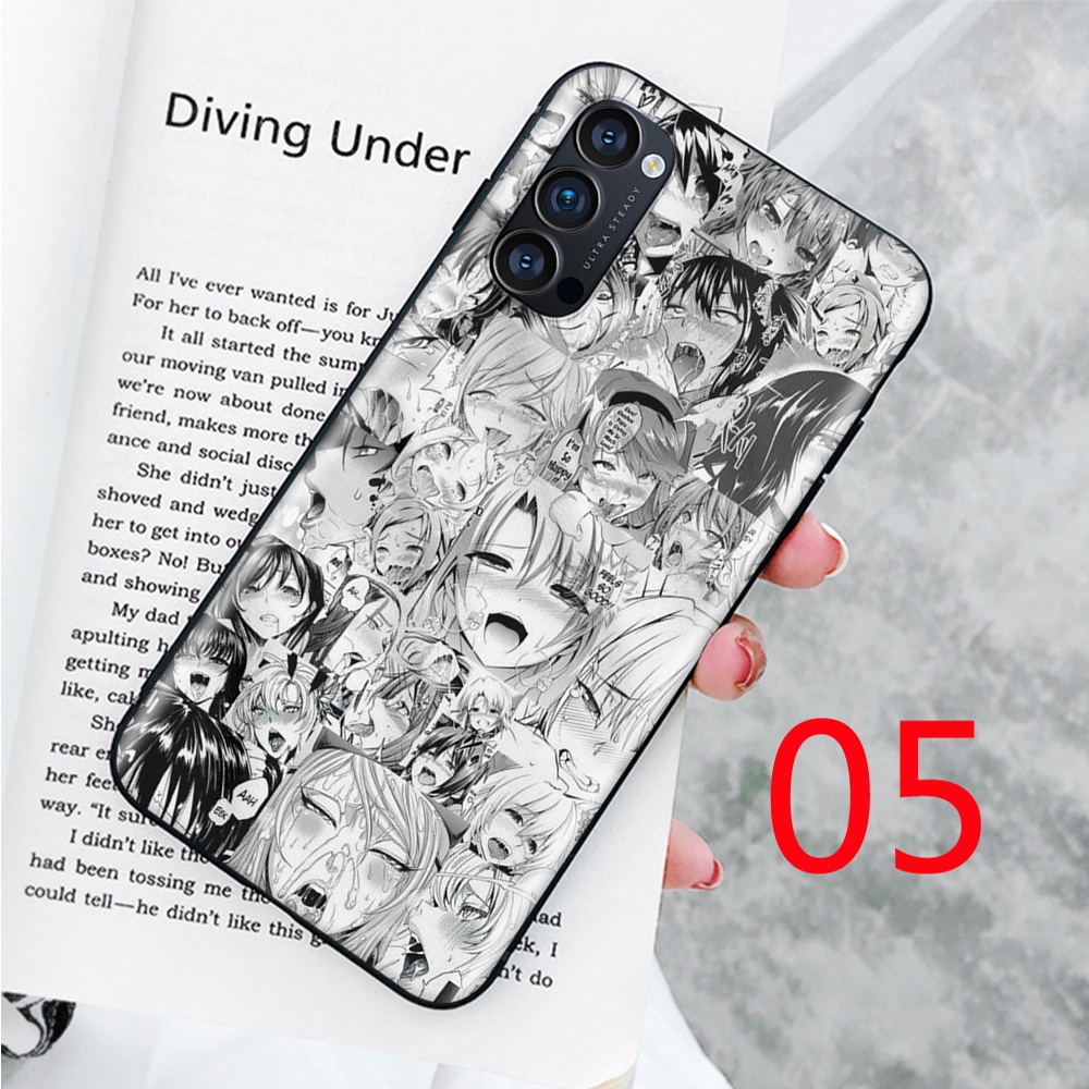 Ốp Điện Thoại Mềm Họa Tiết Anime WI-7 Ahegao Cho iPhone 5S 5 7 6S 8 11 XR 6 Plus Pro Max SE