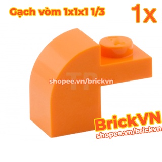 [1 Cái] LEGO Gạch Vòm 1x1x1 1/3 Màu Cam ID 6112356 6091