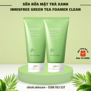 Sữa Rửa Mặt Jeju Innisfree Green Tea Foam Cleanser 150ml