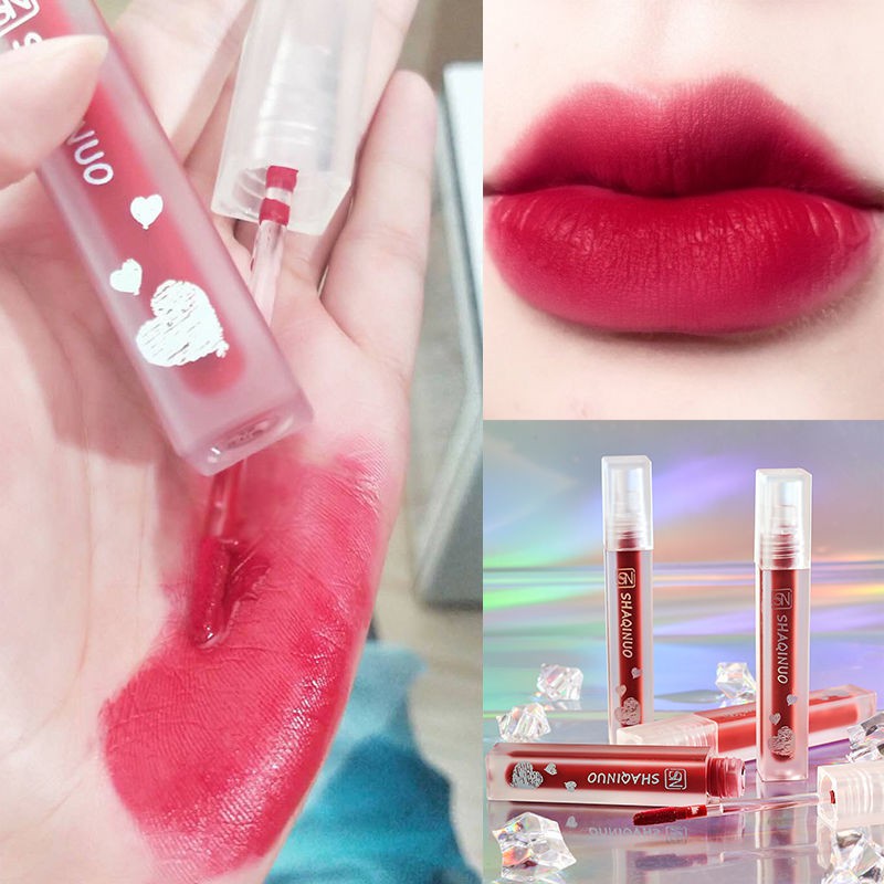 (hàng Mới Về) Son Kem Lì Thiết Kế Vỏ Son Hình Khối Lập Phương Màu Sắc Thời Trang | BigBuy360 - bigbuy360.vn