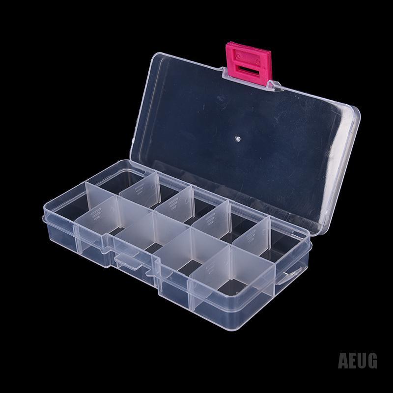 Hộp Nhựa 10 Ngăn Đựng Trang Sức Có Thể Điều Chỉnh