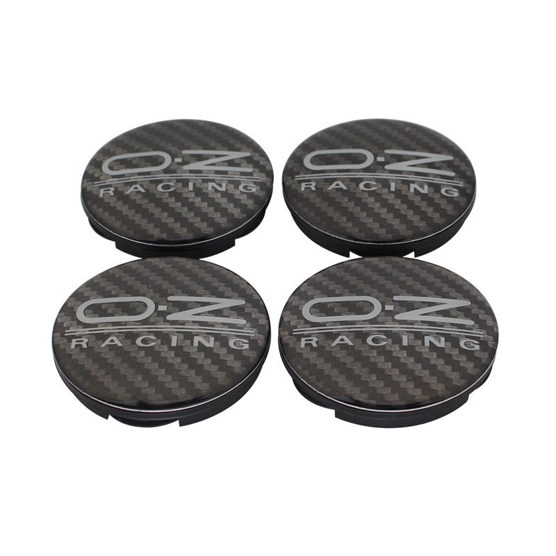 4PCS/LOT 62MM O.Z Racing Sticker Wheel Center Cap OZ Logo Emblem Badge Wheel Hub Caps Dust-proof Cover Cap For OZ Rim M595 Superturismo GT / Canyon 17 / Turismo R18 Tire Accessories