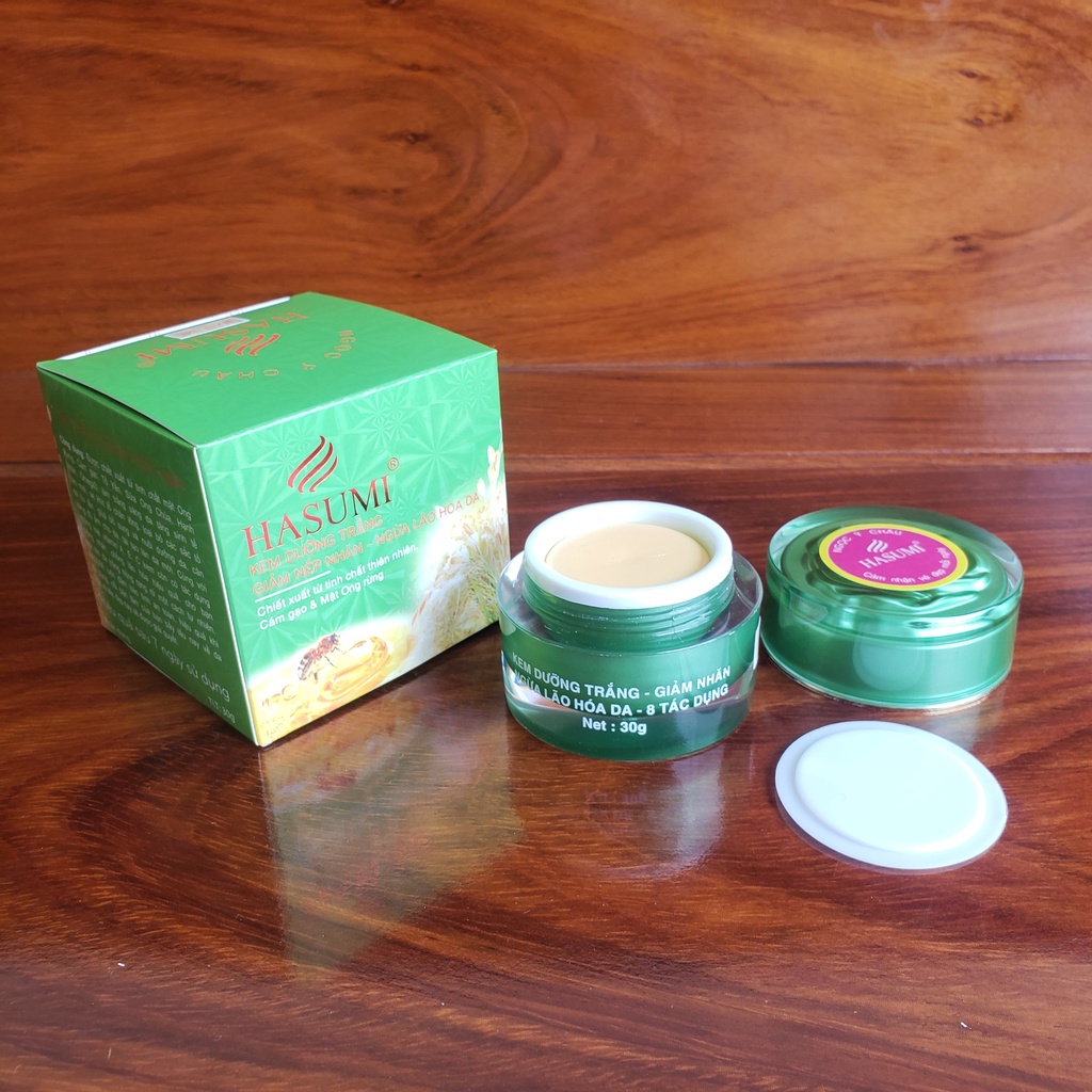 Kem dưỡng trắng da giảm nếp nhăn ngừa lão hoá Hasumi 30g
