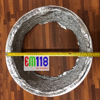 EM118 - Ống gió bạc D90 đến D200 - cuộn 1.5m