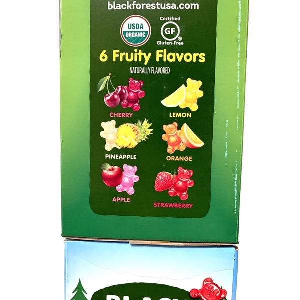 Thùng kẹo dẻo Gấu Black Forest