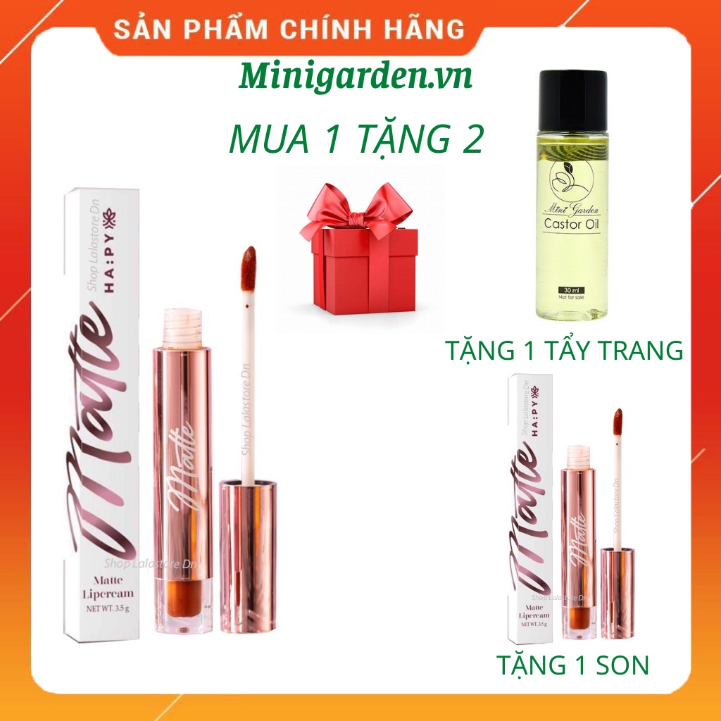 Son HA:PY MINIGARDEN 3.5ml - phiên bản son Roses Minigarden cải tiến 2022
