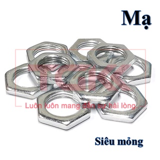 Đai ốc siêu mỏng mạ kẽm m16-m30