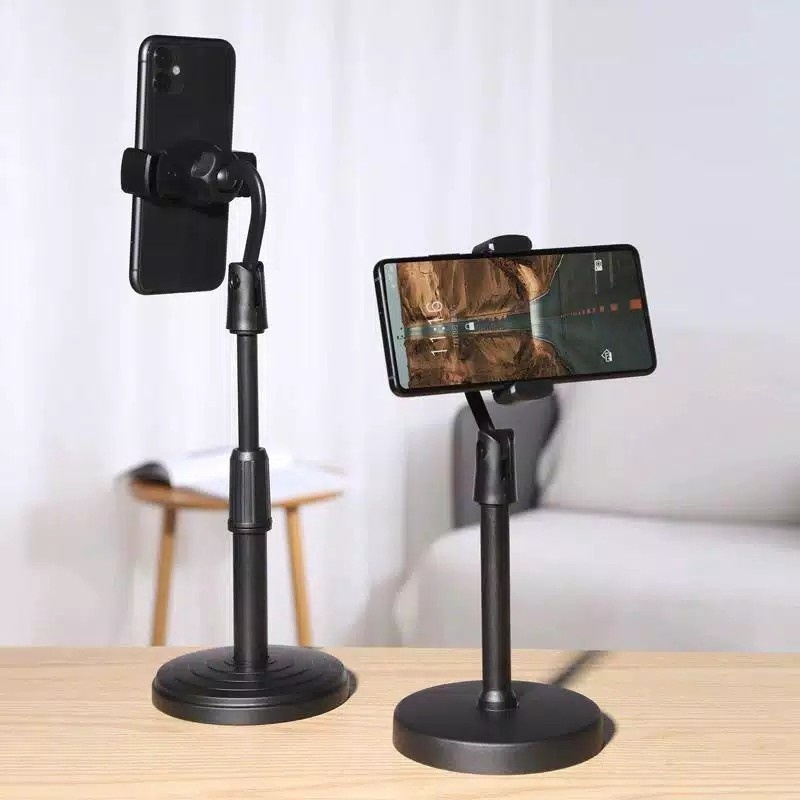 [Siêu Sale] Giá Đỡ Điện Thoại Để Bàn Livestream - Tăng Giảm Chiều Cao Xoay 360 Độ -supersale247