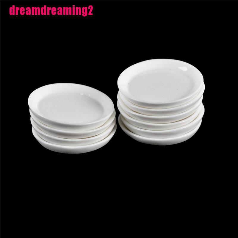 Bộ 10 Đĩa Mini Đựng Thức Ăn Thiết Kế Dễ Thương