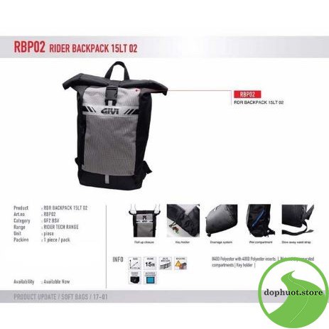 Balo chống nước GIVI RBP02