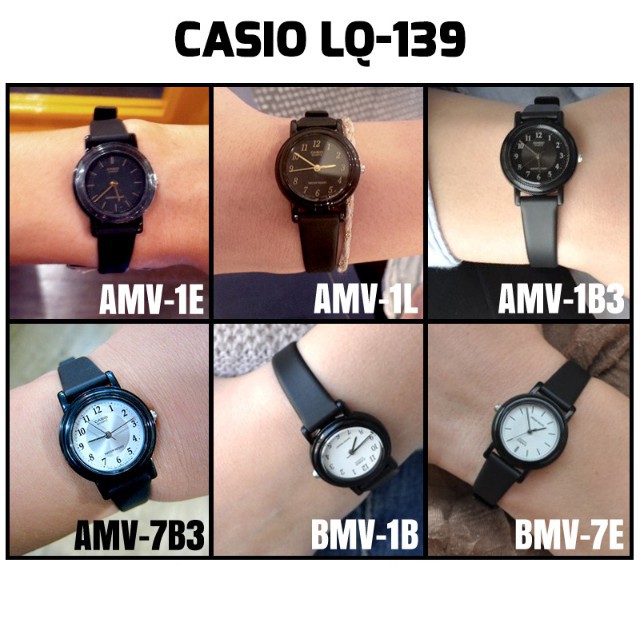 [FULL 9 MÀU] Đồng hồ nữ dây nhựa Casio chính hãng Anh Khuê LQ-139 đa dạng mẫu mã nhỏ