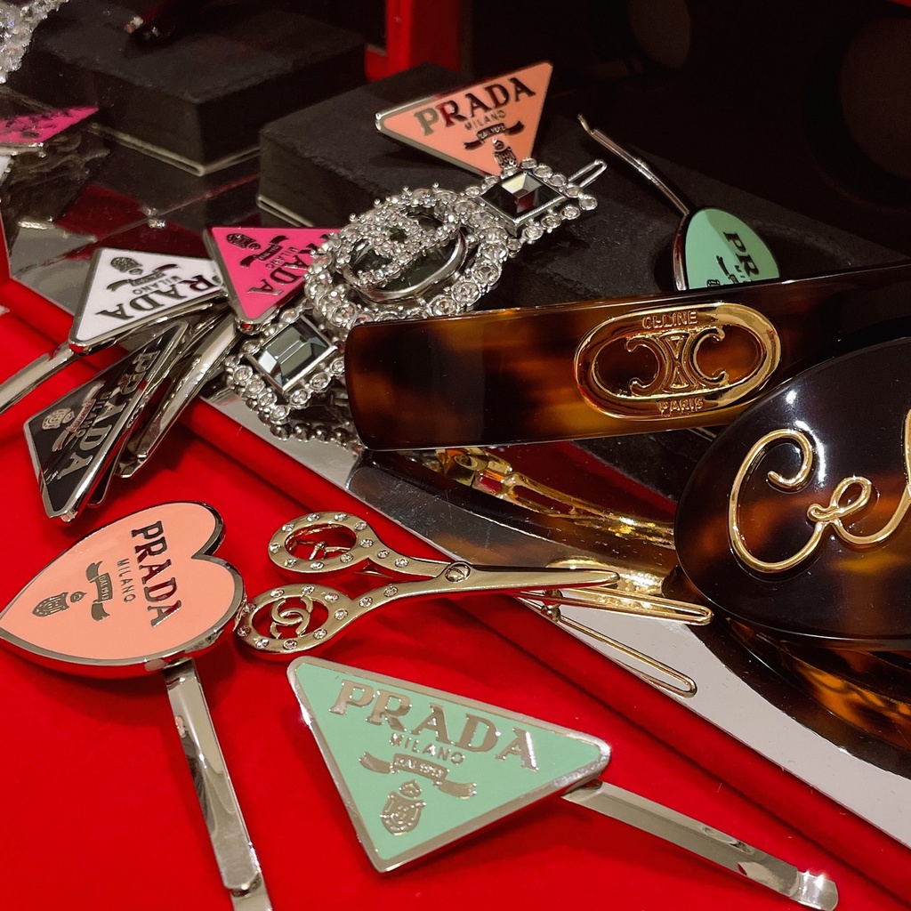 1 Gói Kẹp Tóc Trái Tim Kim Loại Mới Không Hộp