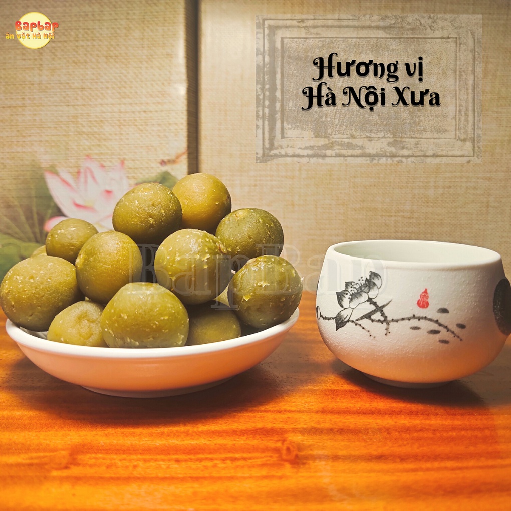 Ô mai sấu giòn chua ngọt Bapbap, chính hãng Hàng Đường, xí muội sấu giòn hương vị truyền thống đặc sản ô mai Hà Nội