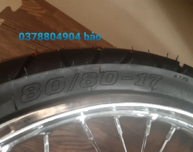Bánh căm xe EXCITER 135 gồm  niềng sắt union