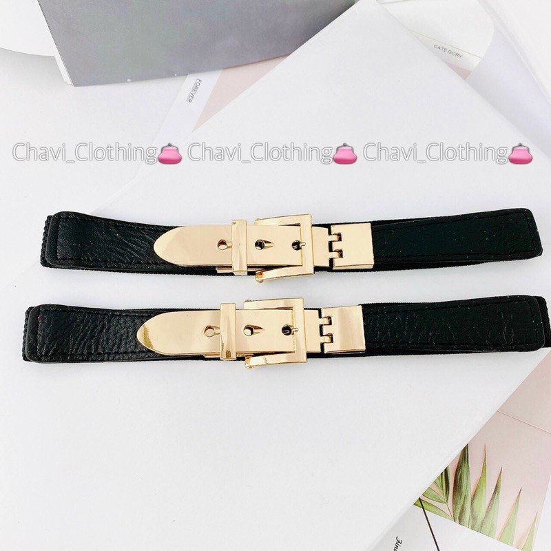 Đai lưng cài khoá sang chảnh cao cấp shop CHAVI