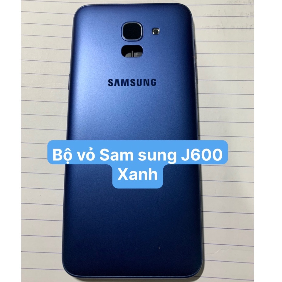 Bộ vỏ Sam sung J6 2018 / J600 - (gồm lưng, sườn và đủ phím bấm)