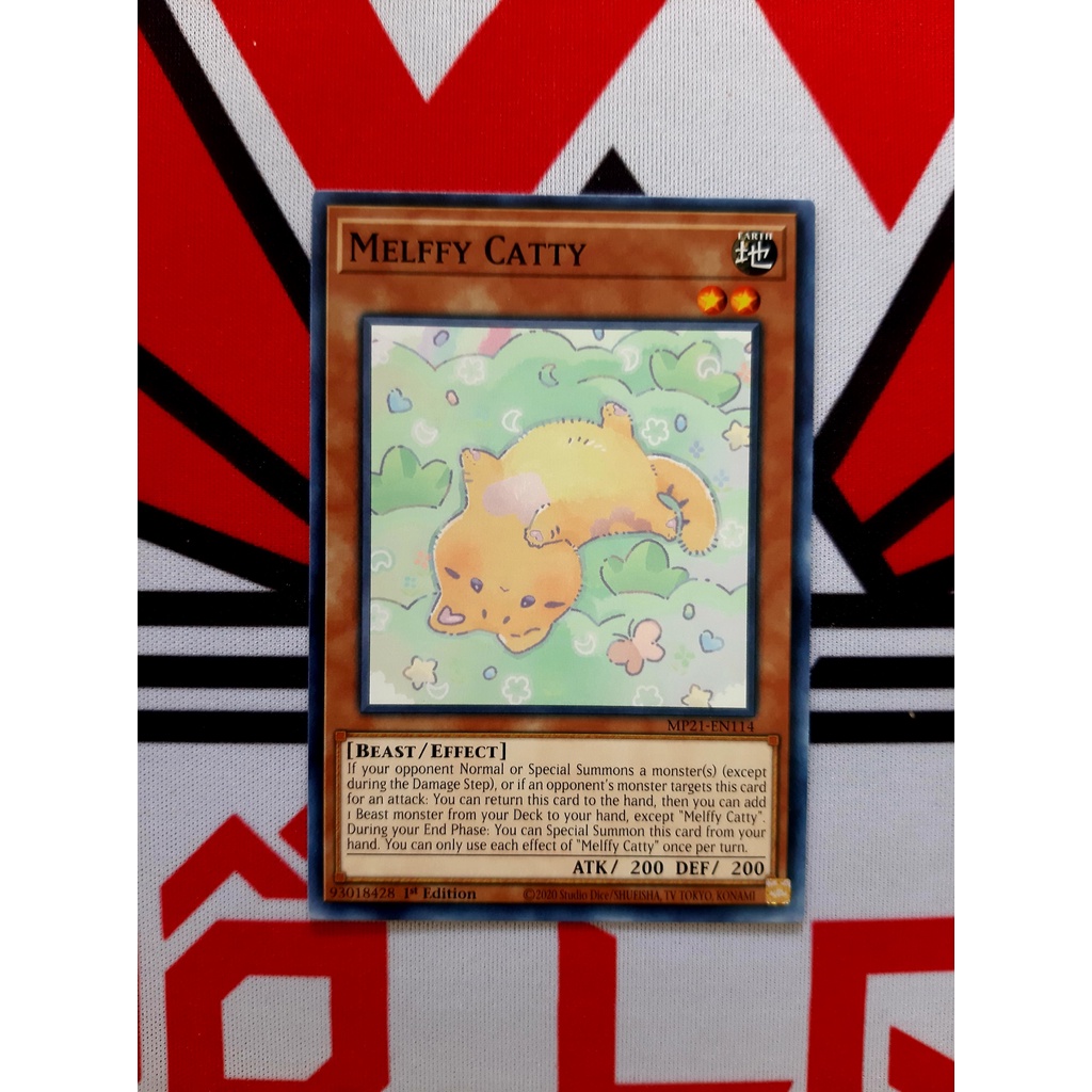 [ ĐỖ LẠC SHOP ] Thẻ Bài Yugioh Monste Melffy Catty - MP21-EN114 - Common 1st Edition