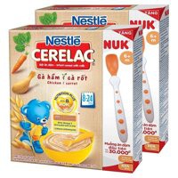 Bột ăn dặm Nestle CERELAC ( MẪU MỚI ) 200g Đủ Vị