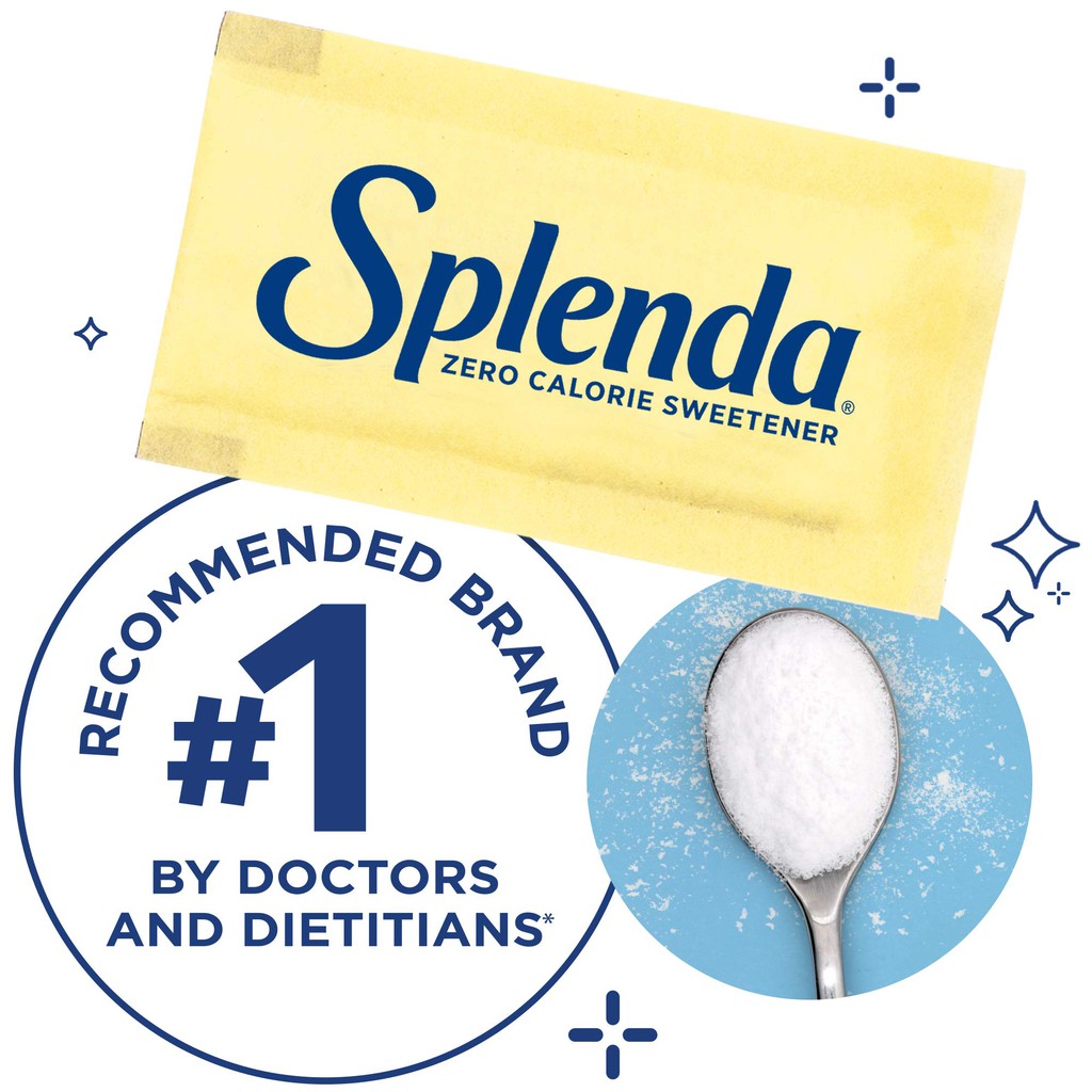 Đường Ăn Kiêng Splenda No Calories Sweetener 1200 gói - USA (Bán tách lẻ combo 50 gói)