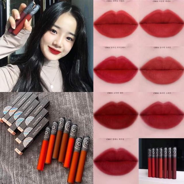Son Kem Lì Blackrouge Black Rouge Cream Matt Rouge CM01, CM02,CM03,CM04,CM06,CM07