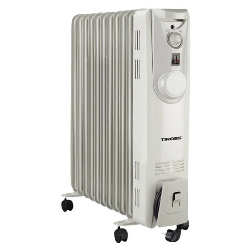 [Tiross-Việt Nam] Lò Sưởi Dầu Tiross TS924, 11 thanh (công suất 2400W) ,Sản Phẩm Chính Hãng, Bảo Hành 12