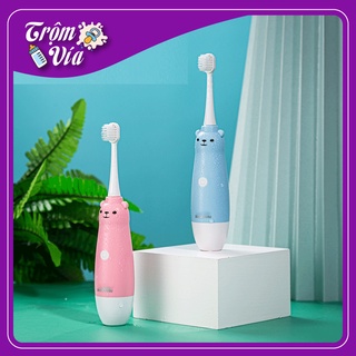 Bàn chải đánh răng điện cho bé, sợi lông mềm, giúp bé dễ dàng đánh răng phù hợp cho bé từ 2 tuổi.