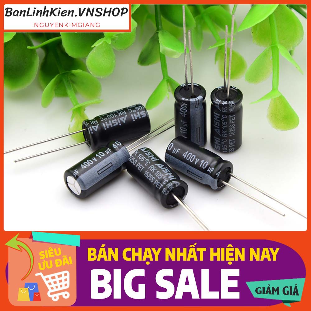 Tụ hóa phân cực 35V giá trị từ 22uF đến 4700uF/35V.