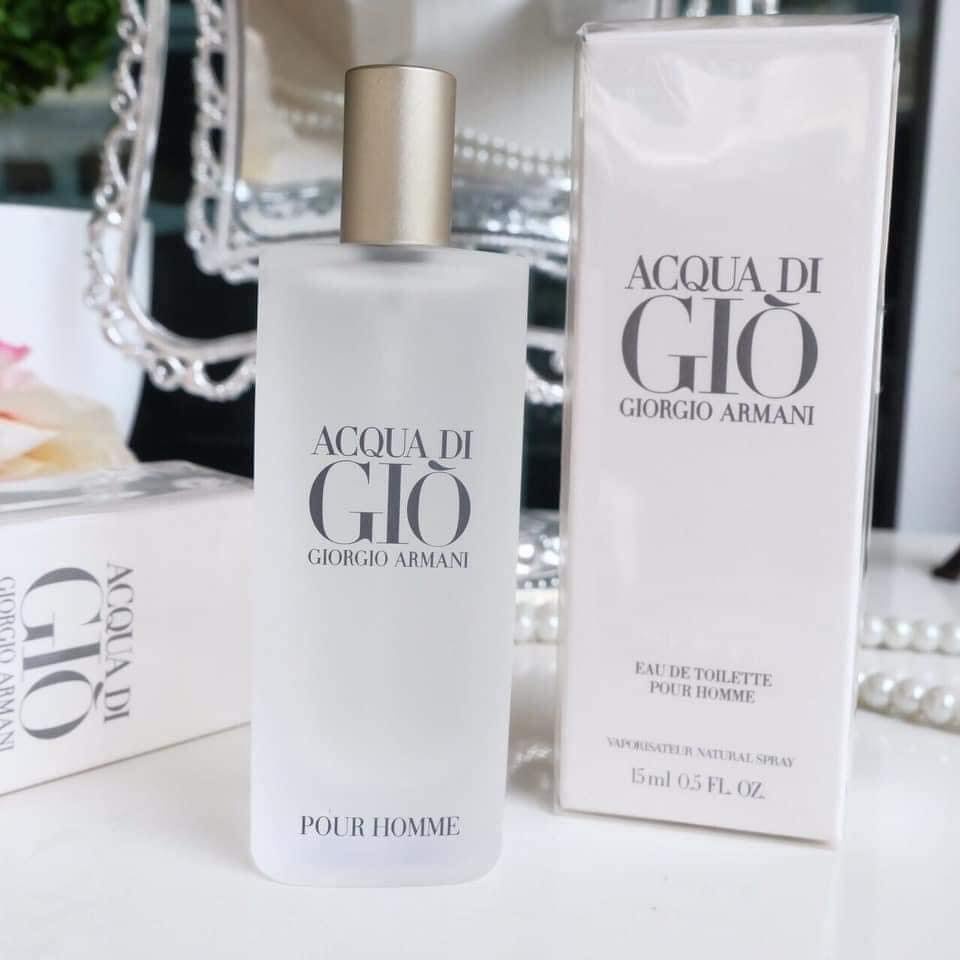 Nước hoa nam GIORGIO ARMANI Acqua Di Gio Eau De Toilette 15ml