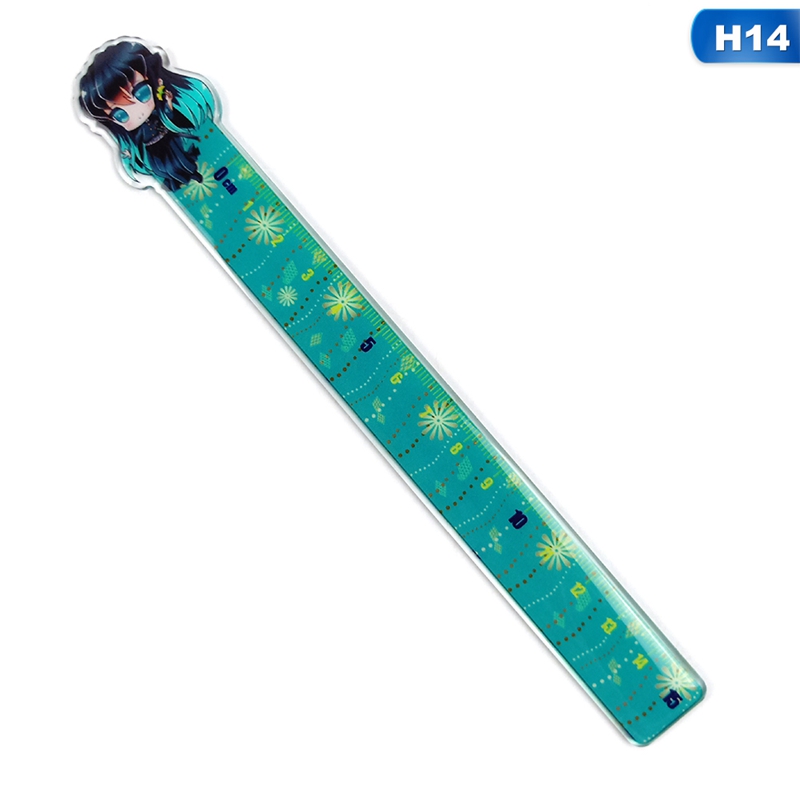 Thước Kẻ Acrylic In Họa Tiết Anime Demon Slayer:Kimetsu No Yaiba Dễ Thương Dùng Cho Học Sinh/Văn Phòng