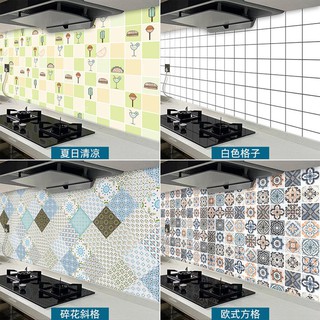 Giấy dán tường tự dính chống nước chống dầu đa ứng dụng cho nhà bếp nhà tắm