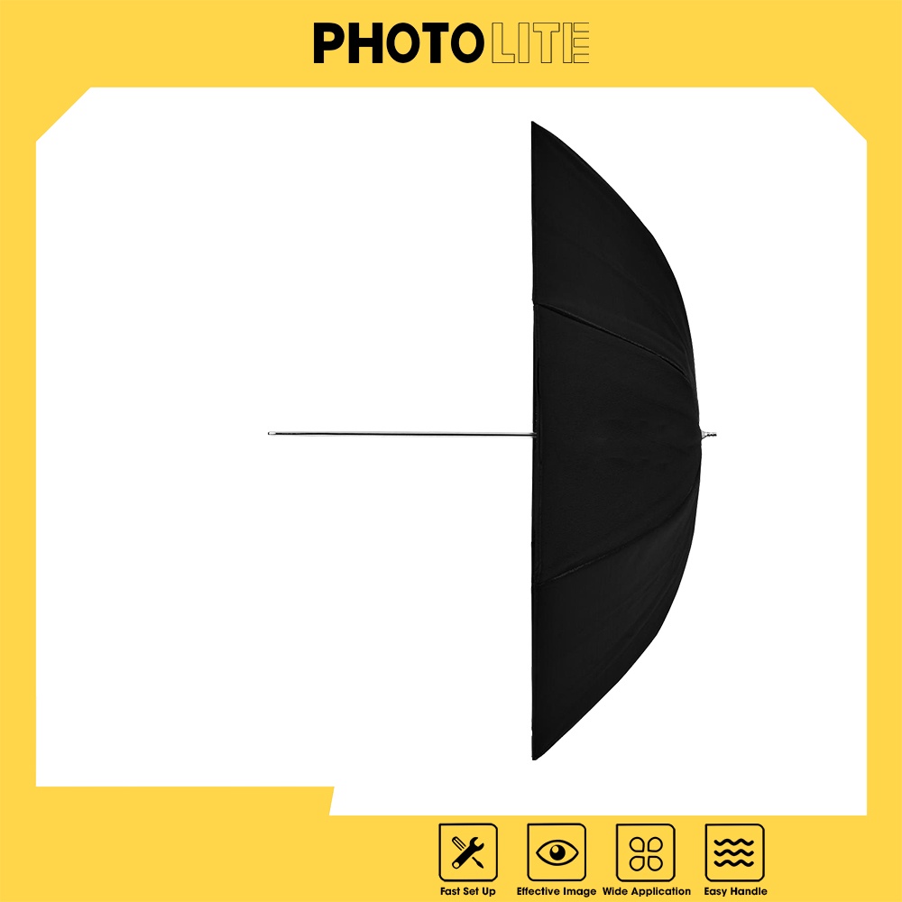 Umbrella ô tản sáng bạc 80 cm Photolite PA153 làm mềm ánh sáng chụp ảnh đèn Flash/Led