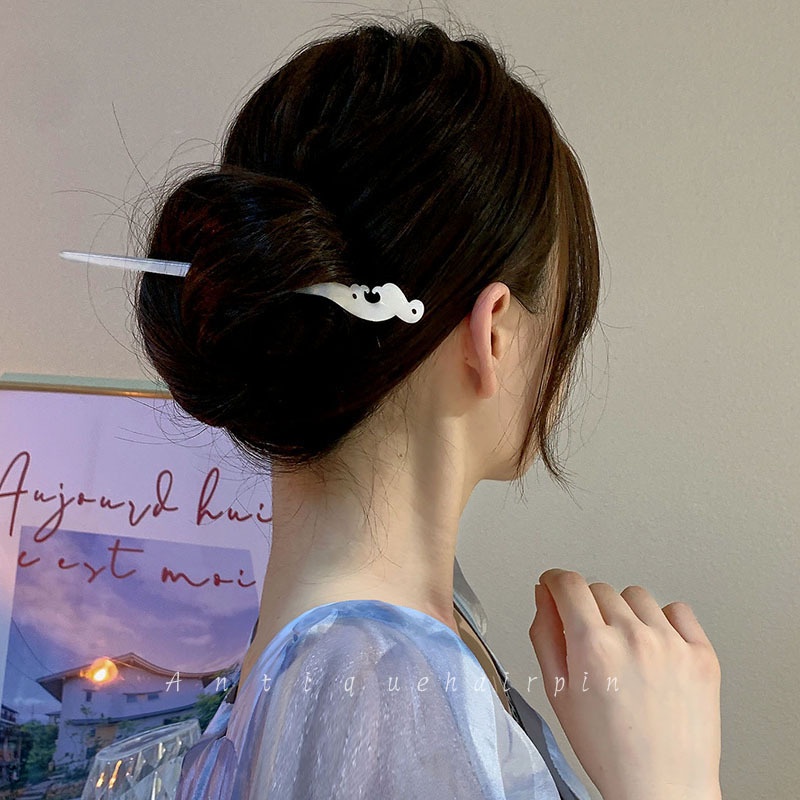 Trâm cài tóc nhựa cổ trang Hanfu đơn giản sang trọng Tatitava