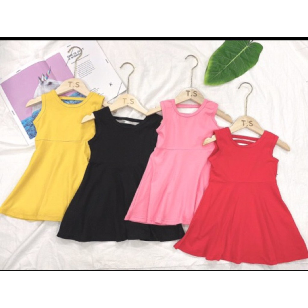 VÁY COTTON DỄ THƯƠNG CHO BÉ GÁI 8-18kg