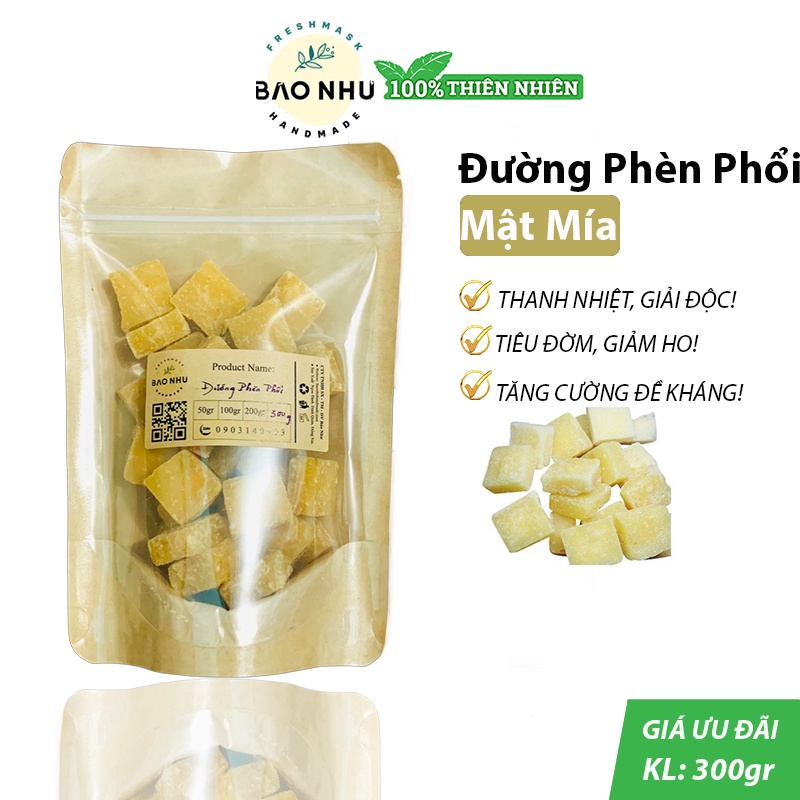 300gram Đường Phèn Phổi Mật Mía Pha Trà