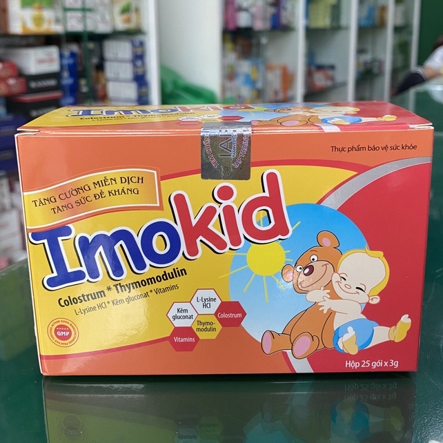 Imokid - Hỗ hỗ trợ giảm nguy cơ mắc các bệnh đường hô hấp, tăng cường hấp thu dưỡng chất giúp trẻ ăn ngon