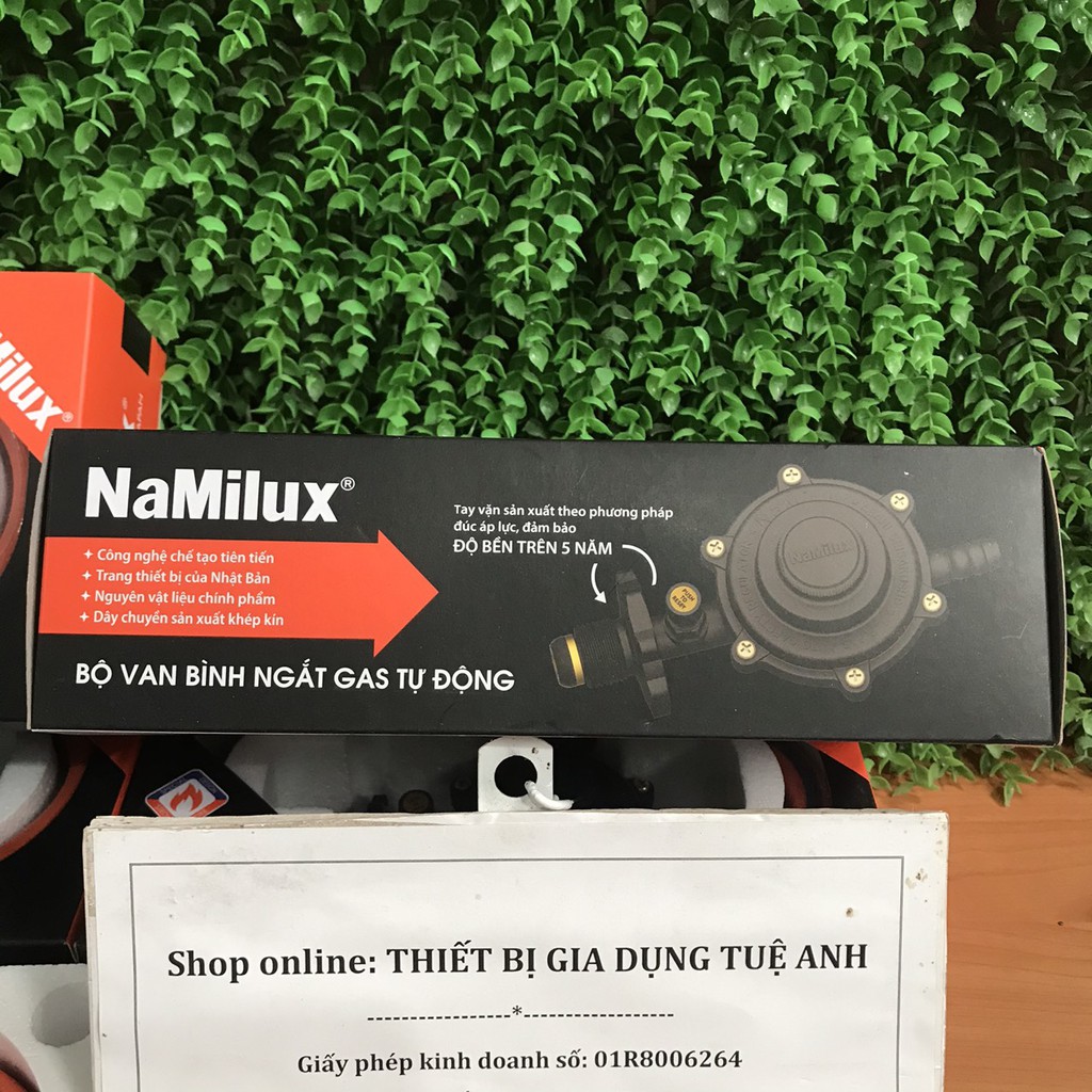 Bộ van dây gas Namilux điều áp ngắt gas tự động NA-345S - Hàng chính hãng