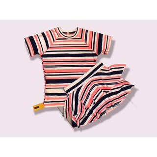 ĐỒ BƠI BÉ GÁI TAY NGẮN [100652],SET BƠI 2 MẢNH BÉ GÁI,SÉT BƠI TRẺ EM,ĐỒ BƠI NÍT GÁI,ĐỒ BƠI,ĐỒ BƠI ALITA