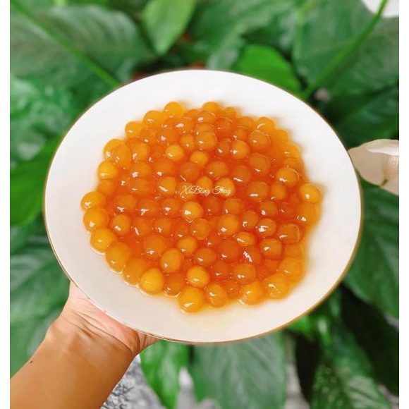 Trân châu hoàng kim cao cấp loại ngon - nguyên liệu làm trà sữa GIAN BẾP NHỎ ORINO (500G-1000G)